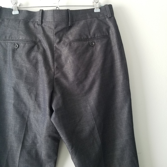 NEW Perry Ellis Gray Slim Fit Dress Pants 31x30 - Picture 8 of 10